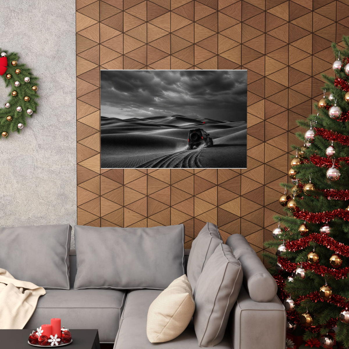 Go Beyond the Road - Minimalist Bedroom Wall Art | Matte Poster (Landscape)