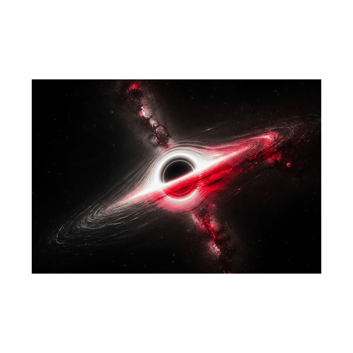 Event Horizon - Space Wall Art | Matte Poster (Landscape)