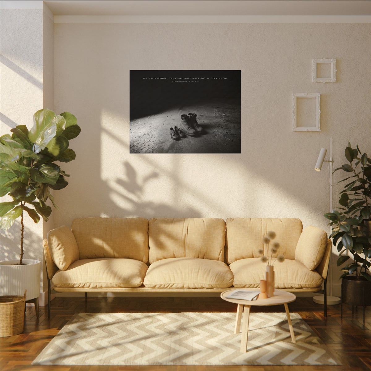 Integrity Is Doing the Right Thing When No One Is Watching - Wall Art | Canvas (Landscape)