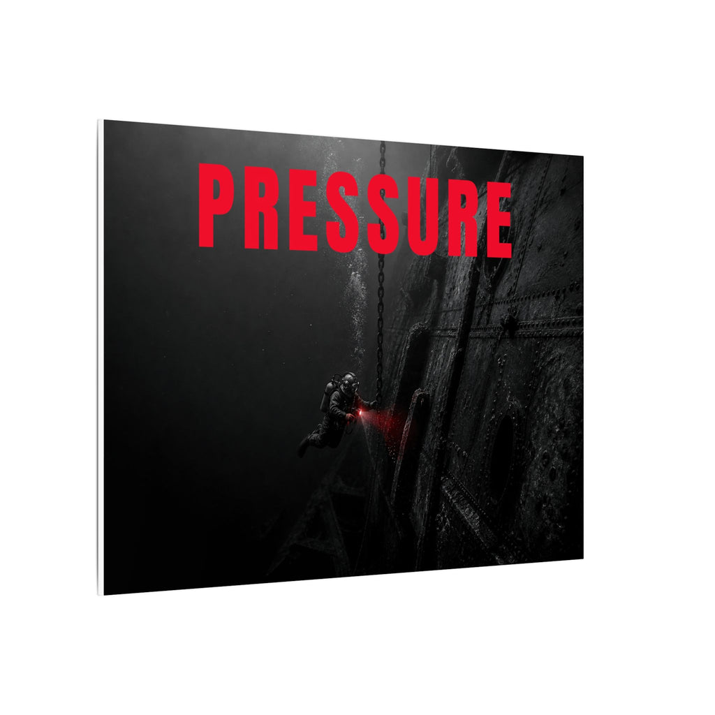 Control the Pressure - Gym Wall Art | Canvas (Landscape)