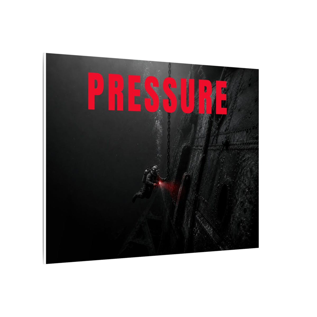 Control the Pressure - Gym Wall Art | Canvas (Landscape)