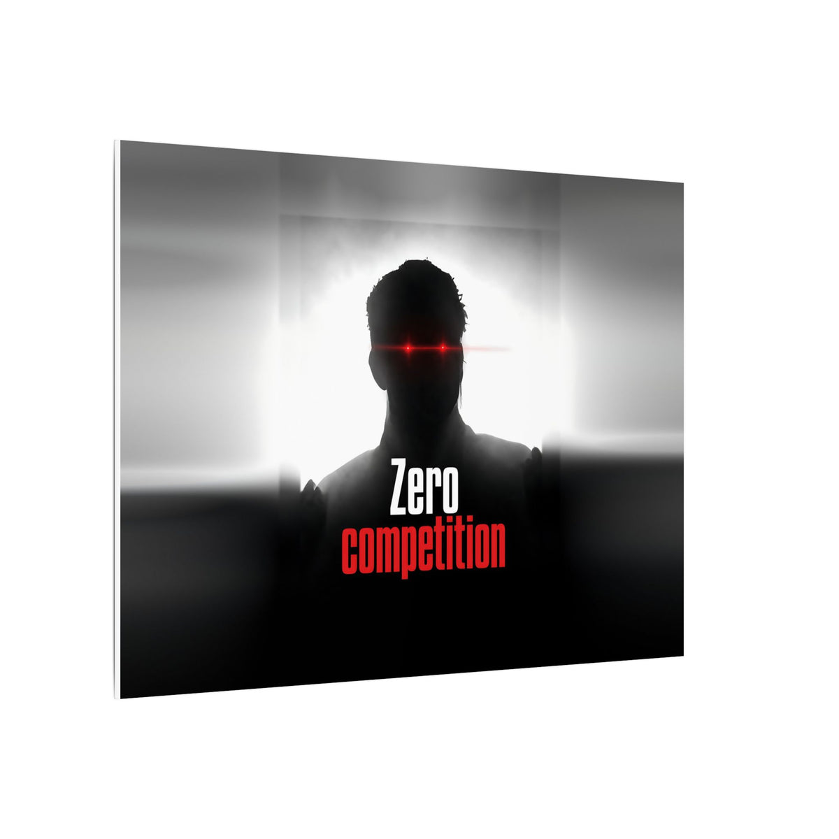 Zero Competition - Men's Office Wall Art | Canvas (Landscape)