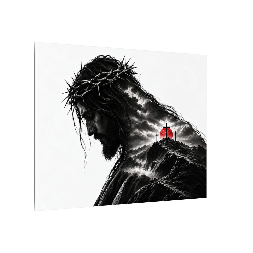 Three Crosses - Christian Wall Art | Canvas (Landscape)