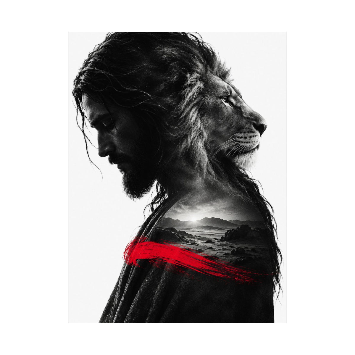 Lion of Judah - Christian Wall Art | Matte Poster