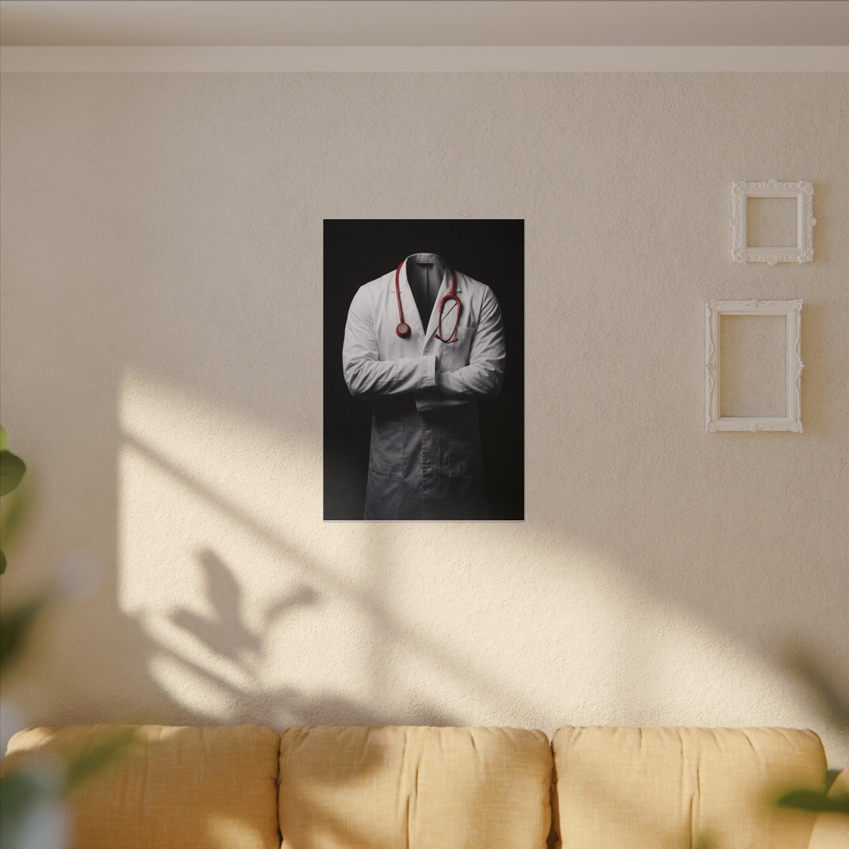The White Coat - Doctor's Office Wall Art | Canvas