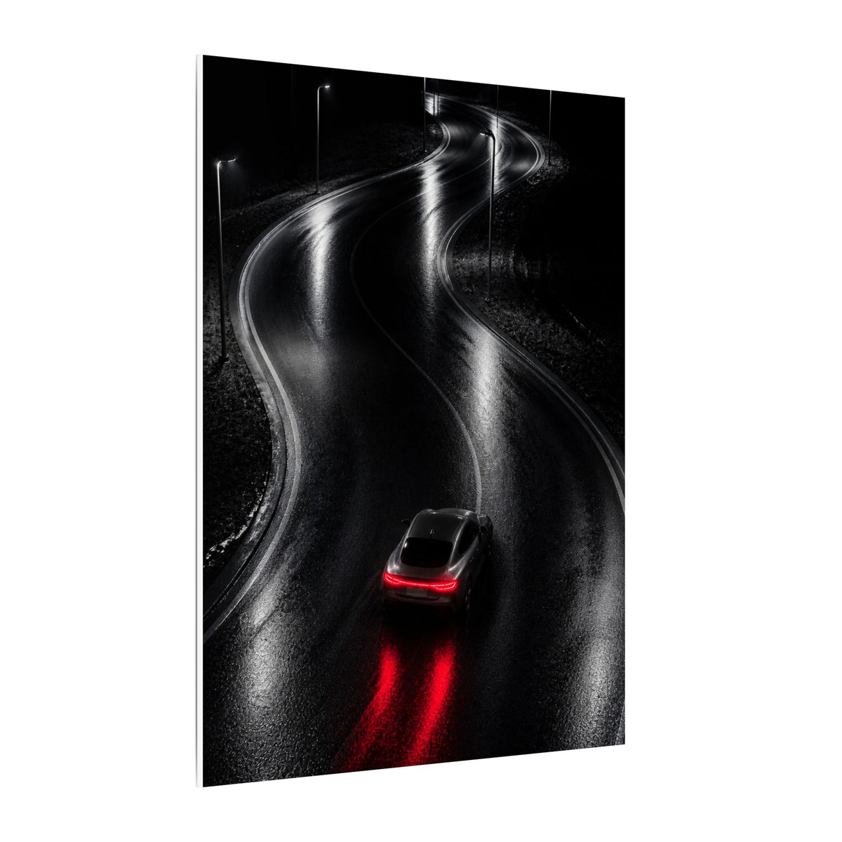 The Racing Line - Night Driving Wall Art | Canvas
