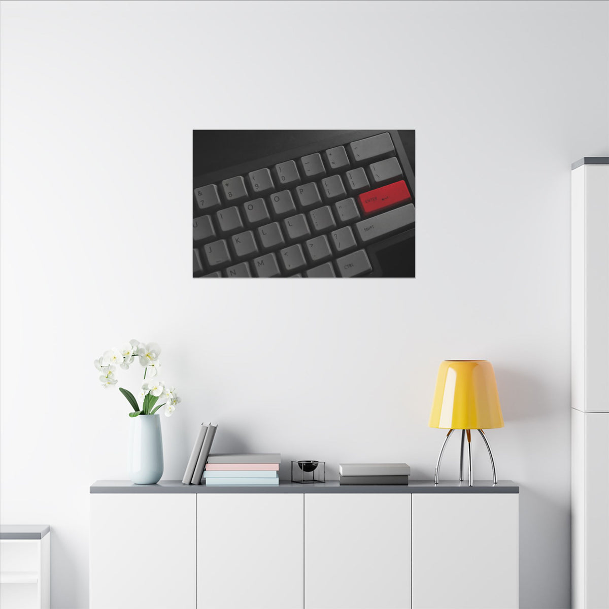Press Enter - Office Artwork | Canvas (Landscape)