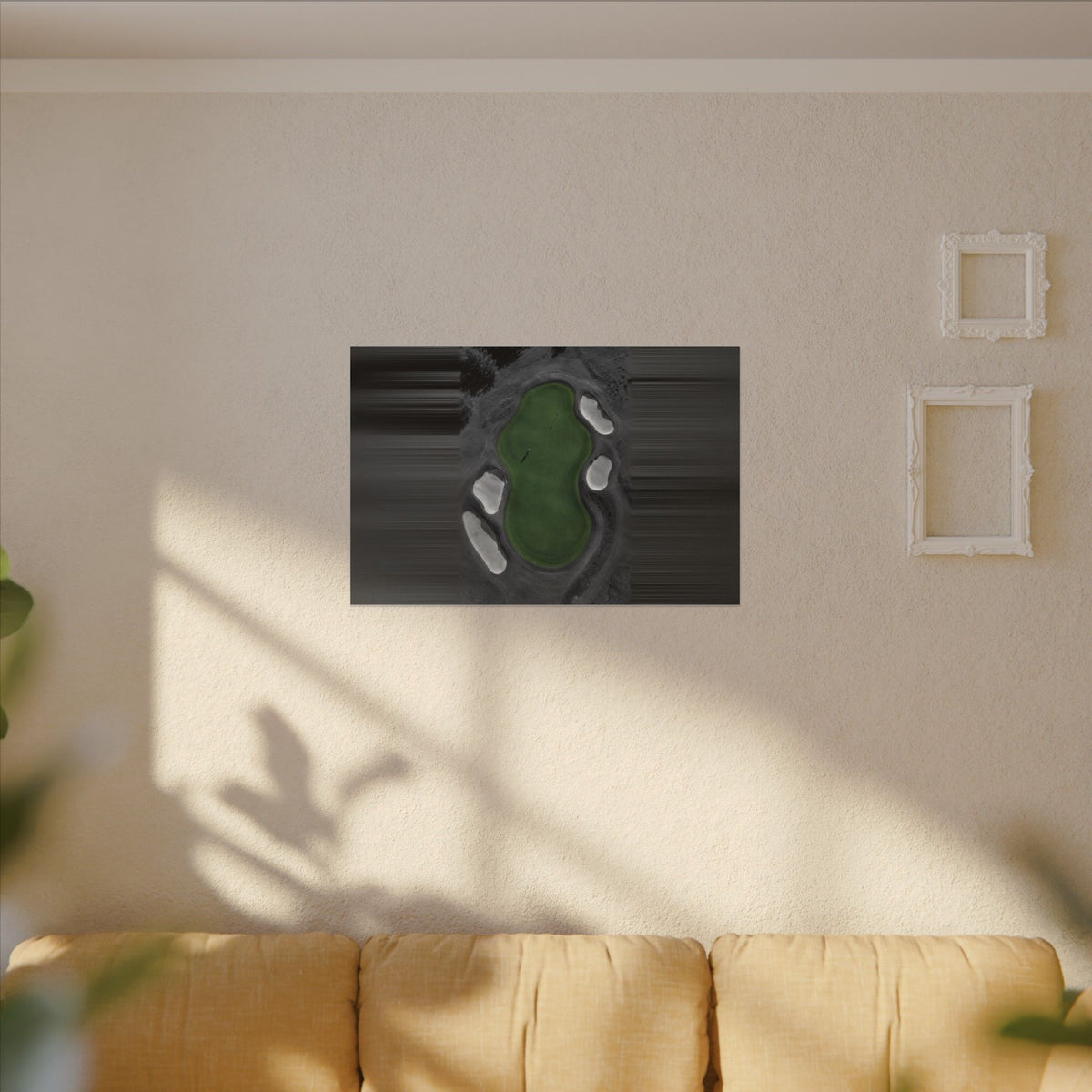 Aerial Solitude - Golf Course Wall Art | Canvas (Landscape)