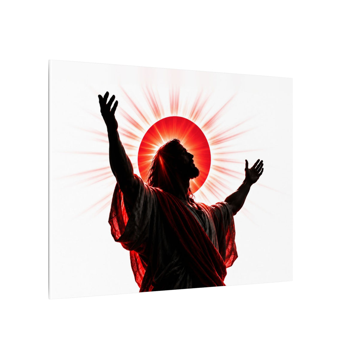 Red Sun Victory - Christian Wall Art | Canvas (Landscape)