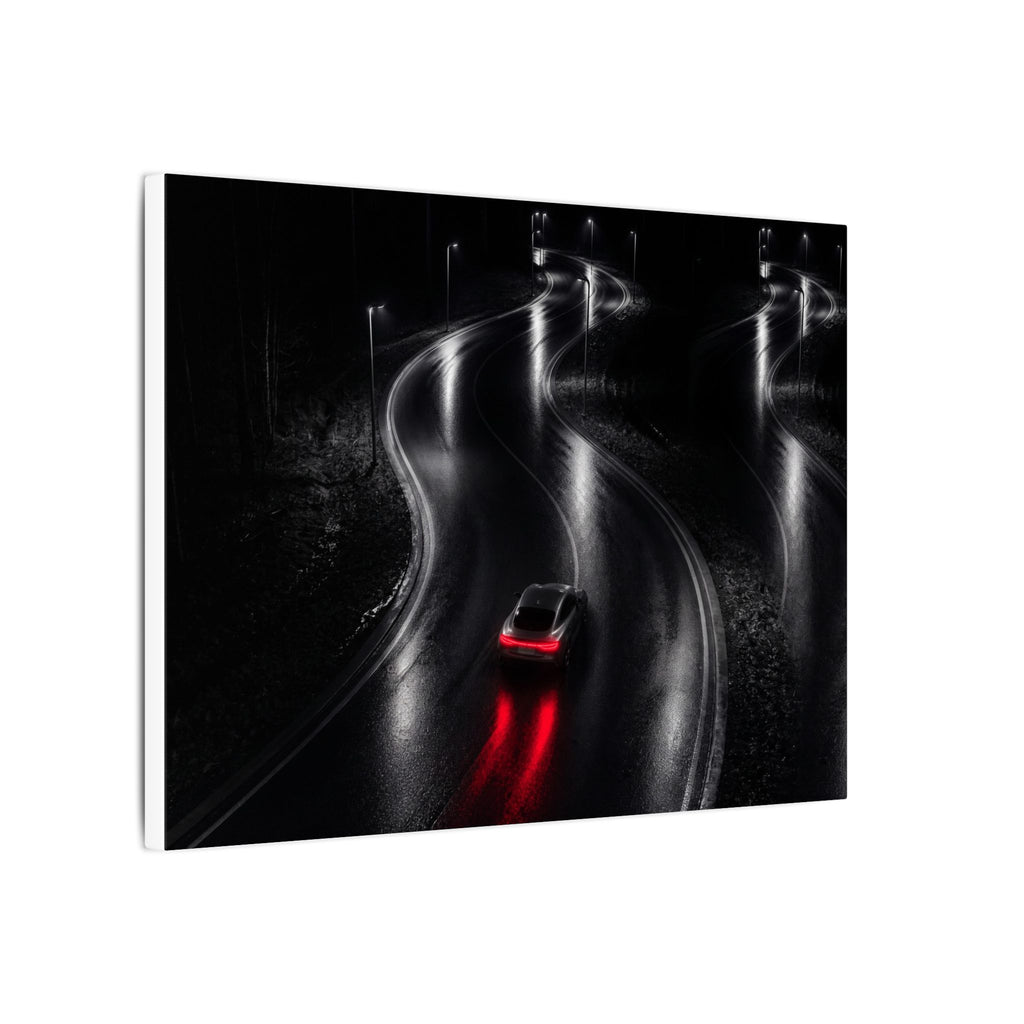 The Racing Line - Night Driving Wall Art | Canvas (Landscape)