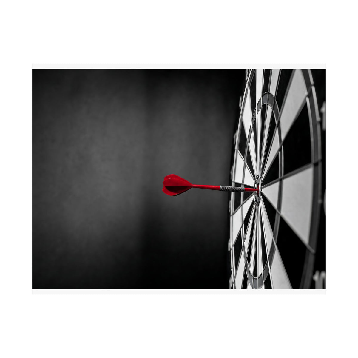 Dead Center - Mens Office Art | Matte Poster (Landscape)