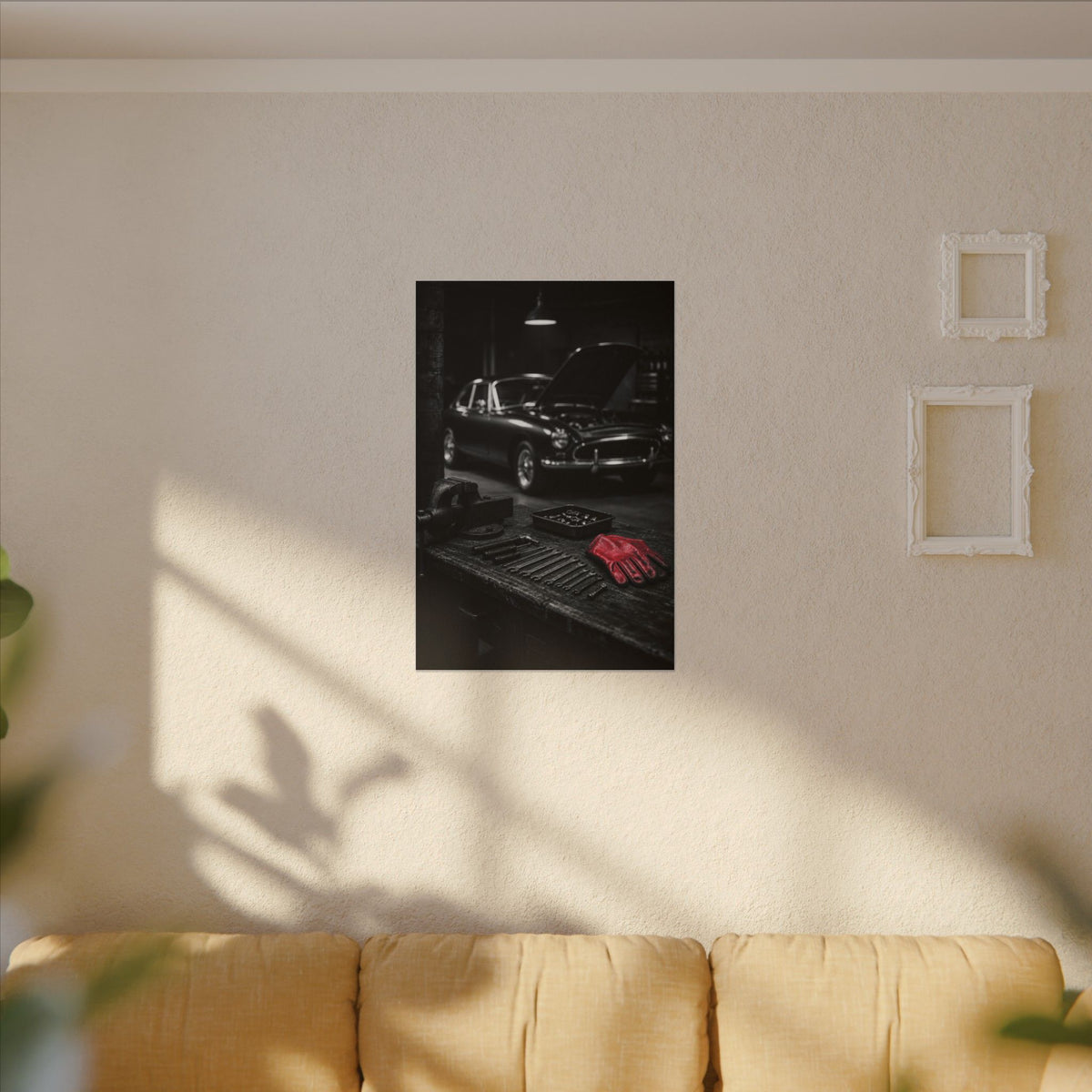 Built, Not Bought - Garage Wall Art | Canvas
