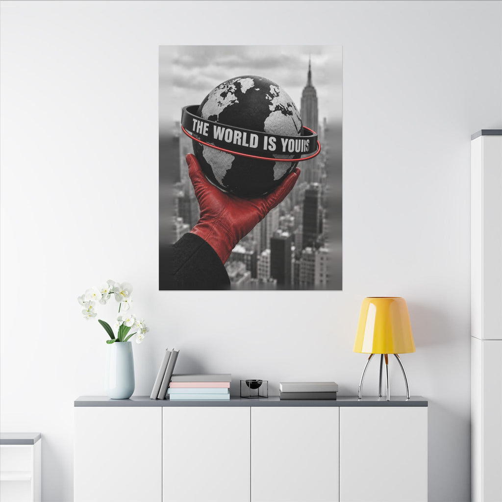 The World Is Yours - Money Wall Art | Canvas
