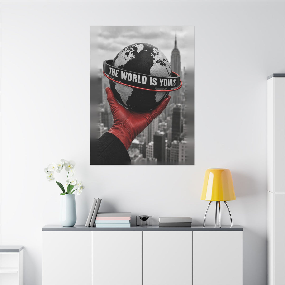 The World Is Yours - Money Wall Art | Canvas
