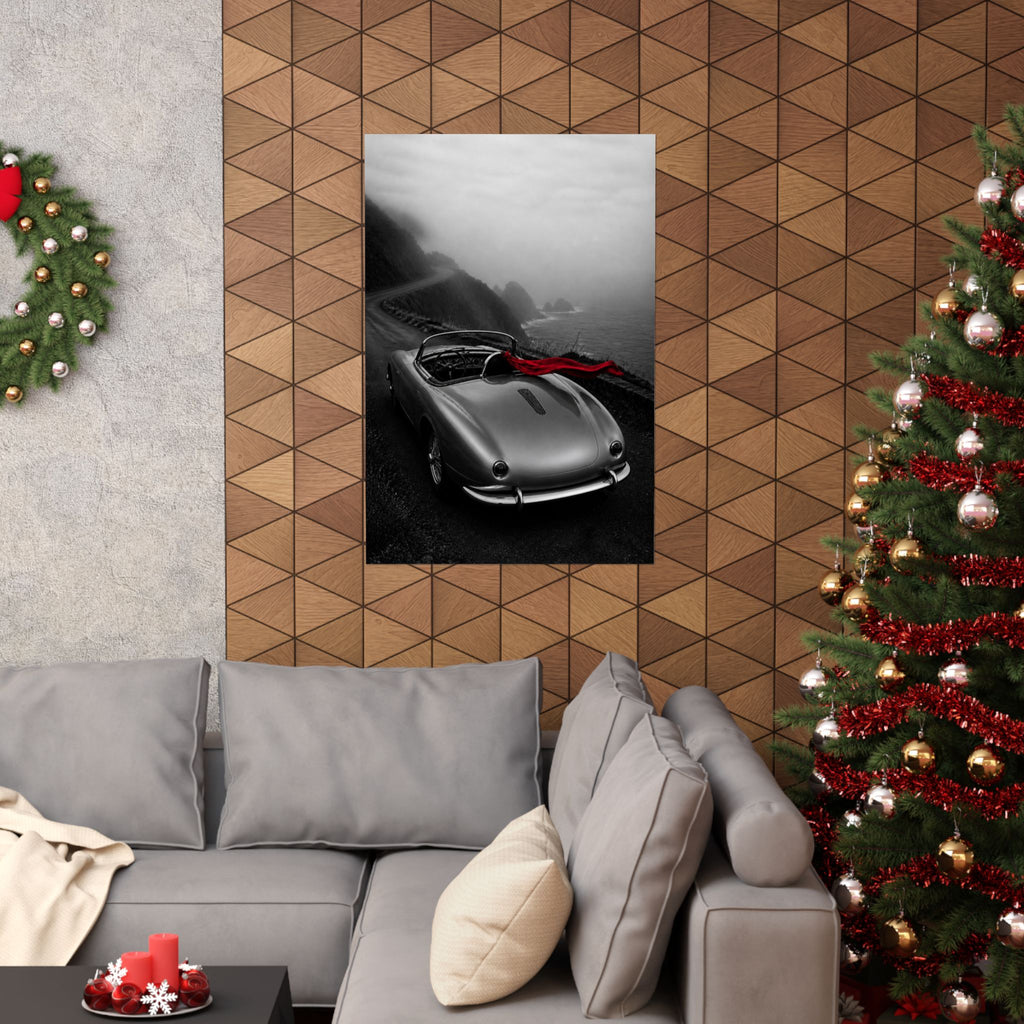 Coastal Roadster - Classic Car Wall Art | Matte Poster