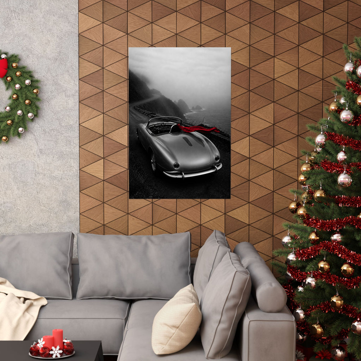 Coastal Roadster - Classic Car Wall Art | Matte Poster