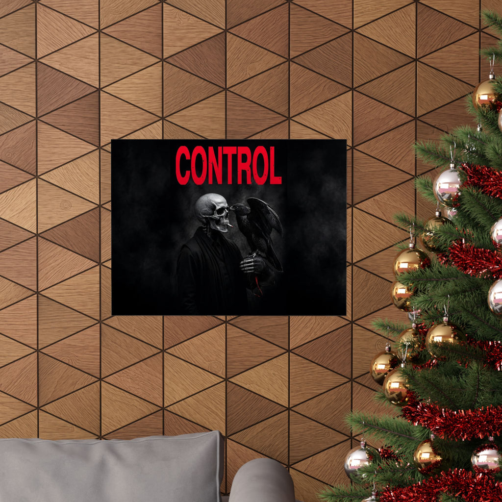 Control - Gothic Raven Artwork | Matte Poster (Landscape)