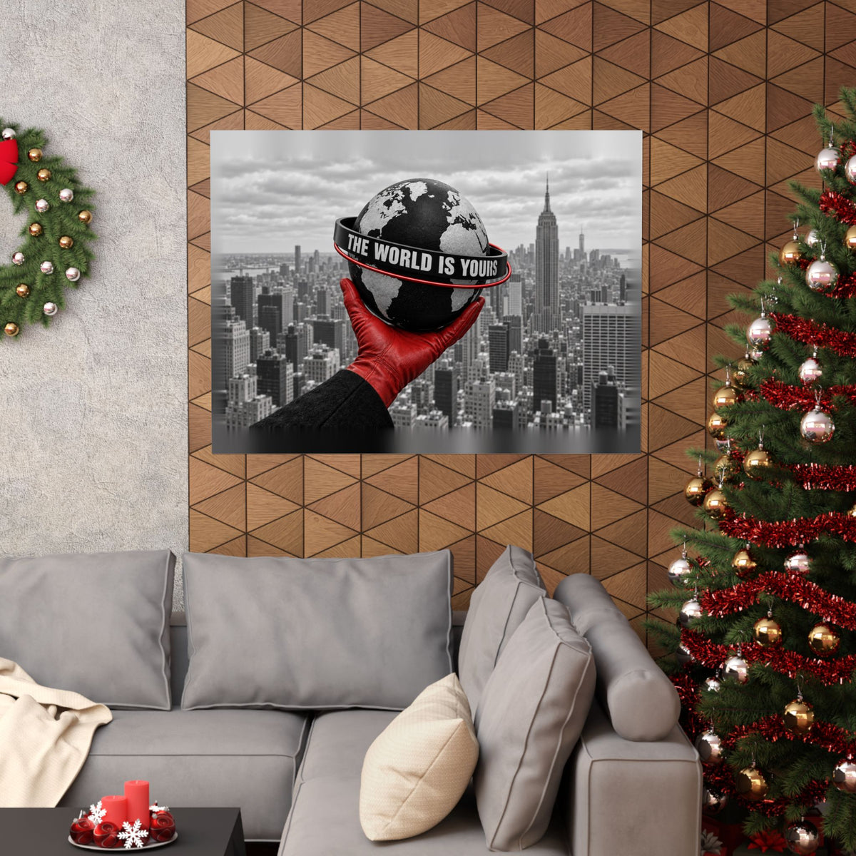 The World Is Yours - Money Wall Art | Matte Poster (Landscape)