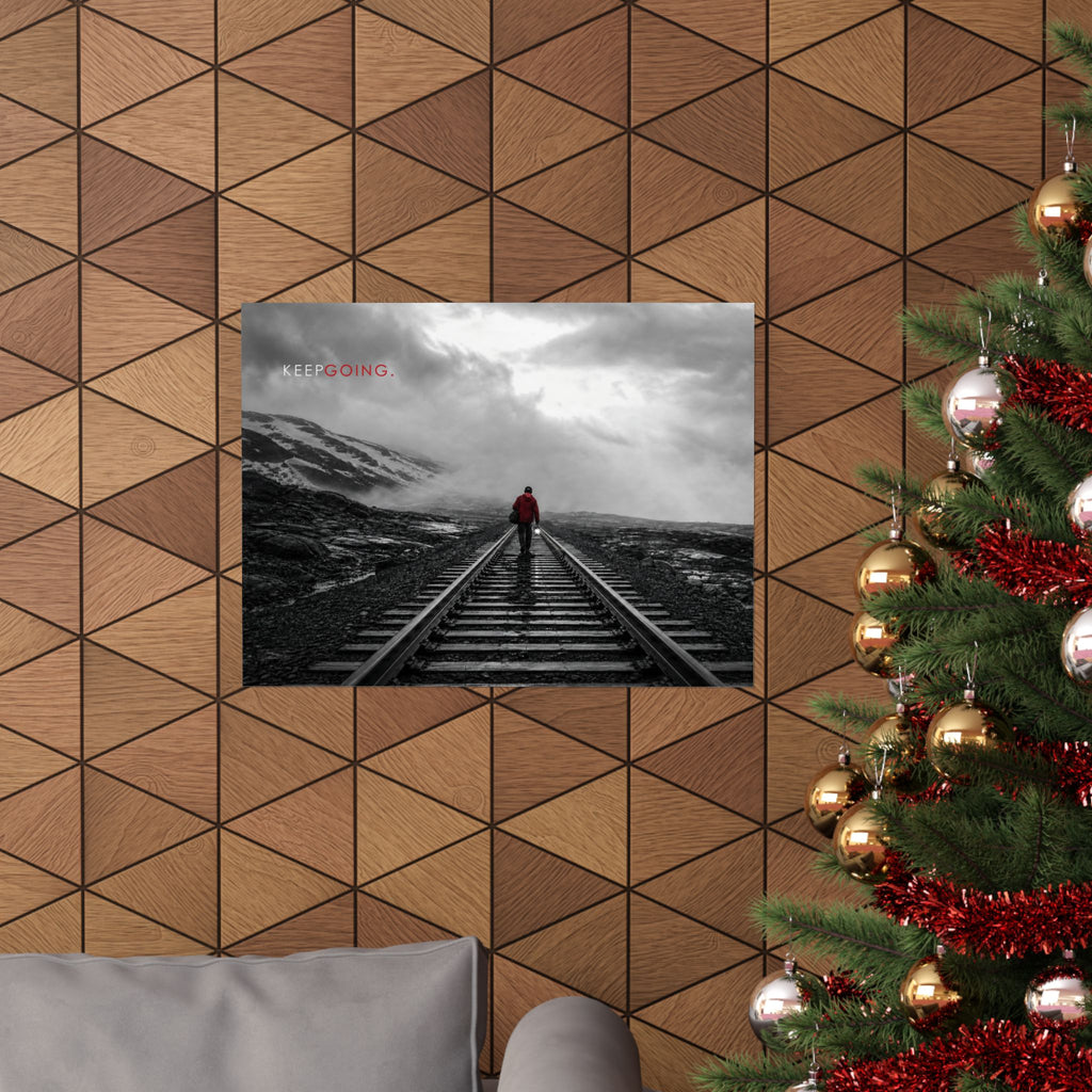 Keep Going - Motivational Posters | Matte Poster (Landscape)