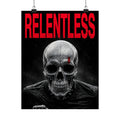 Relentless - Skull Wall Art | Matte Poster