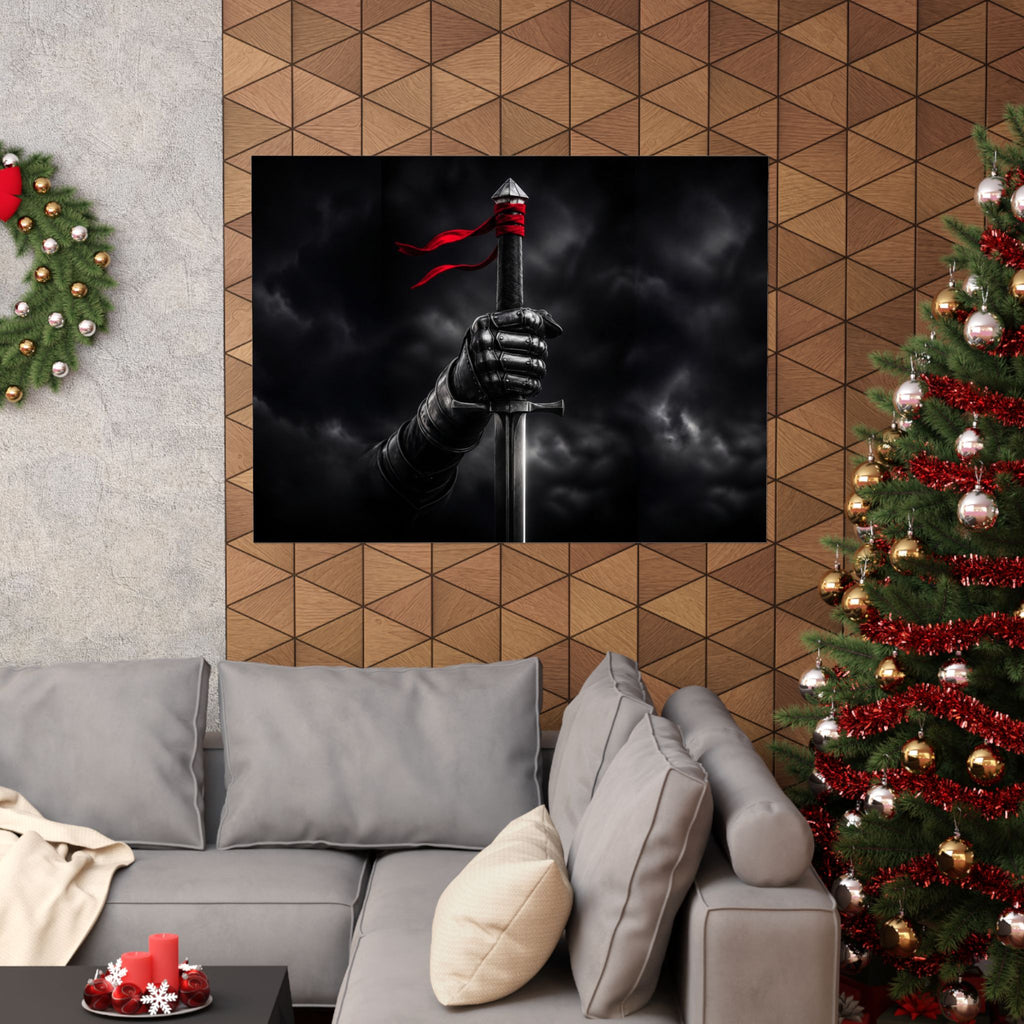 Sword of the Spirit - Armor of God Wall Art | Matte Poster (Landscape)