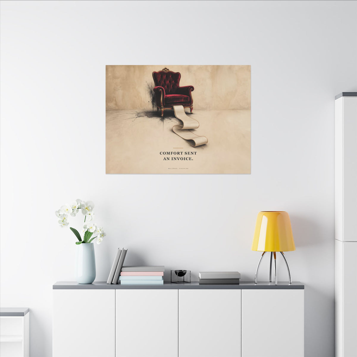 Comfort Sent an Invoice - Funny Wall Art | Canvas (Landscape)