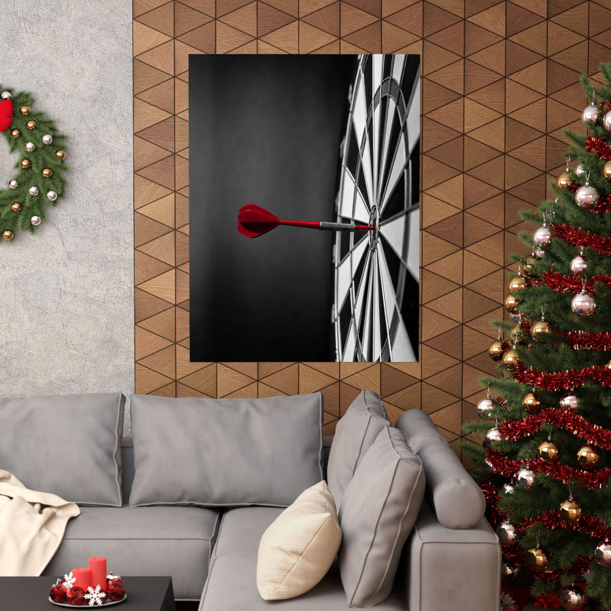 Dead Center - Mens Office Art | Matte Poster