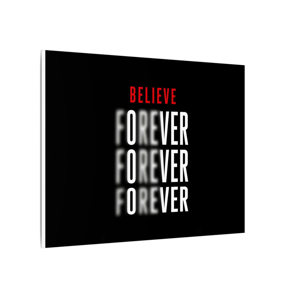Believe Forever - Motivational Quote Wall Art | Canvas (Landscape)