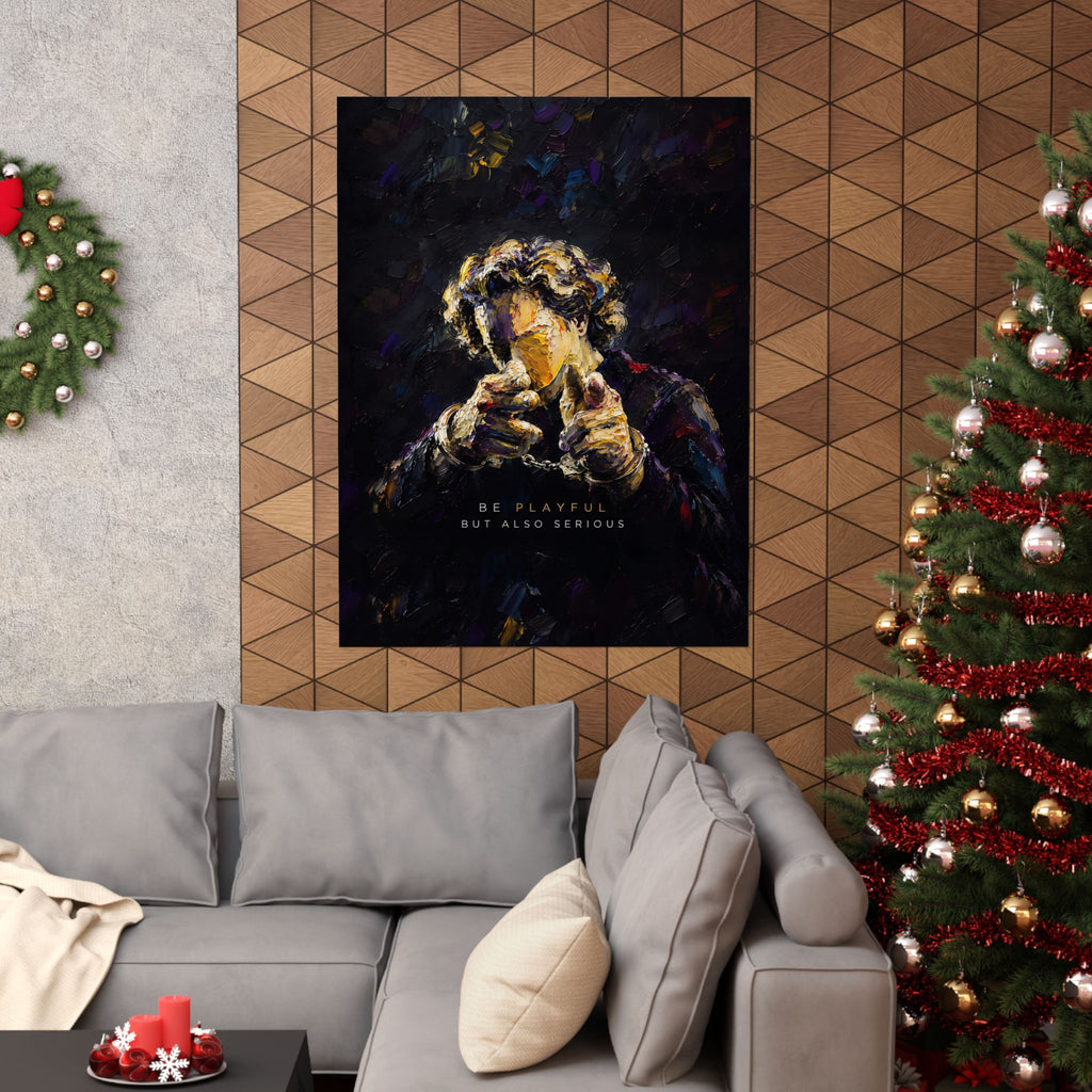 Be Playful But Also Serious - Office Wall Art | Matte Poster