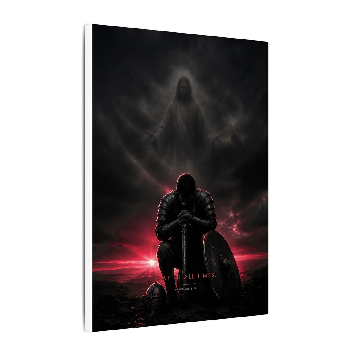 Pray, Then Stand - Armor of God Wall Art | Canvas