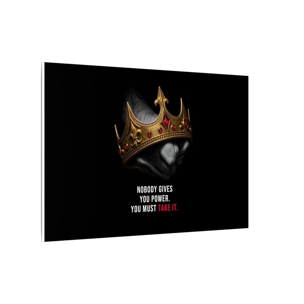 Take the Crown - King Wall Art | Canvas (Landscape)