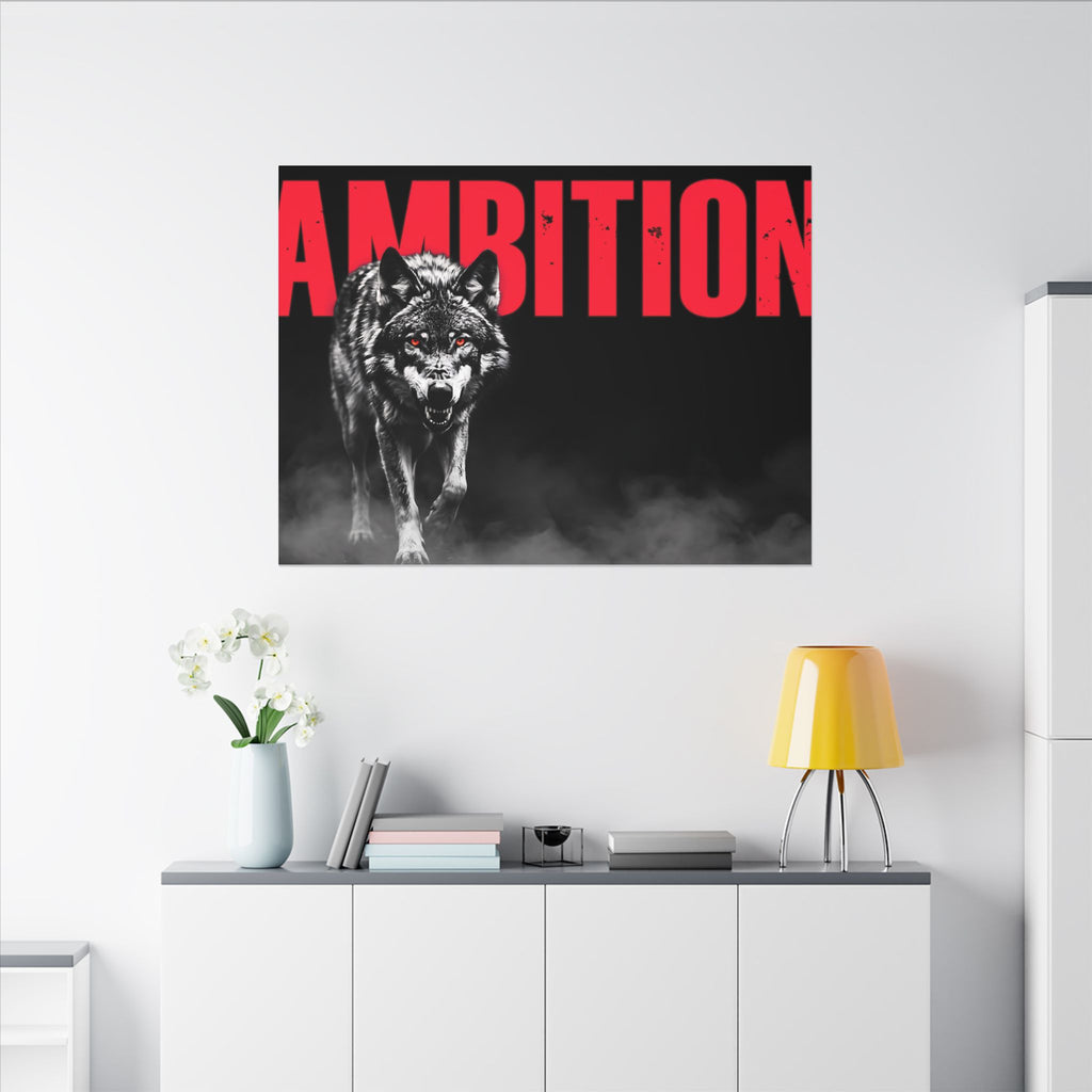 Ambition - Wolf Wall Art | Canvas (Landscape)