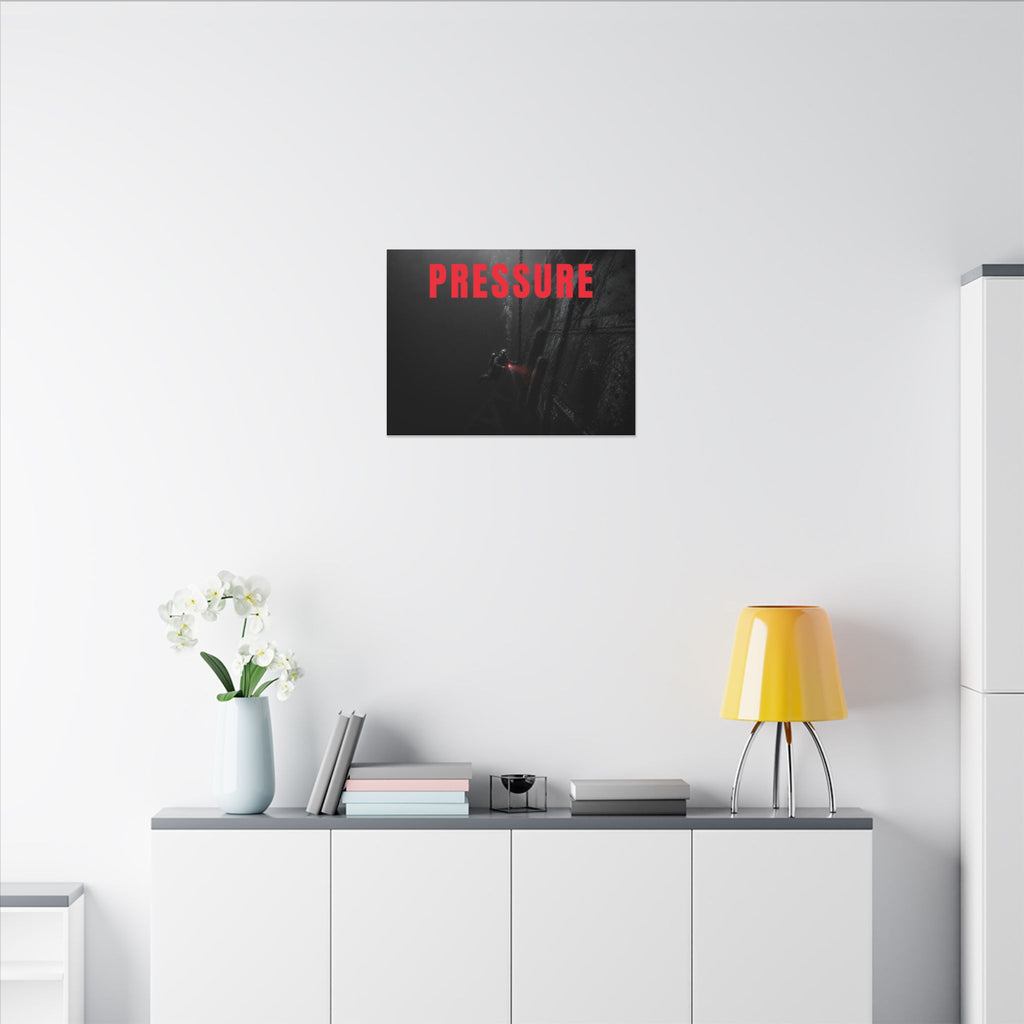Control the Pressure - Gym Wall Art | Canvas (Landscape)