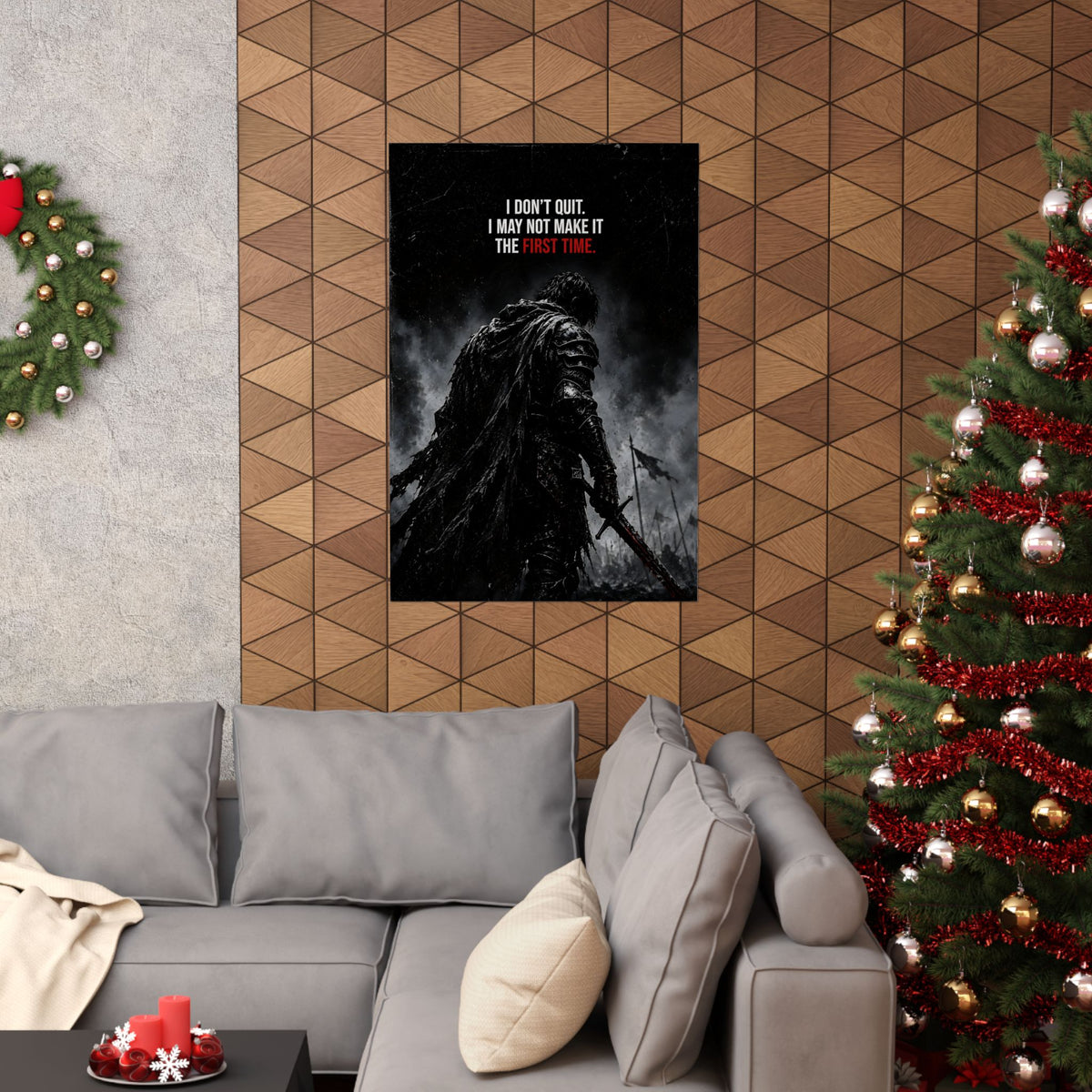 I Don't Quit - Motivational Wall Art | Matte Poster