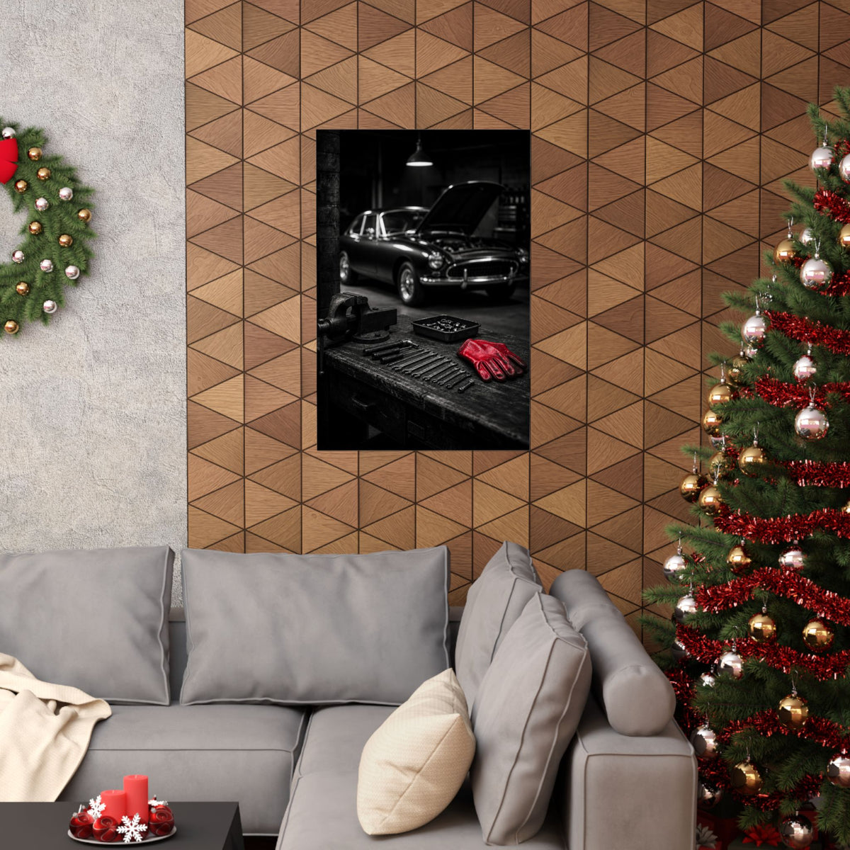 Built, Not Bought - Garage Wall Art | Matte Poster
