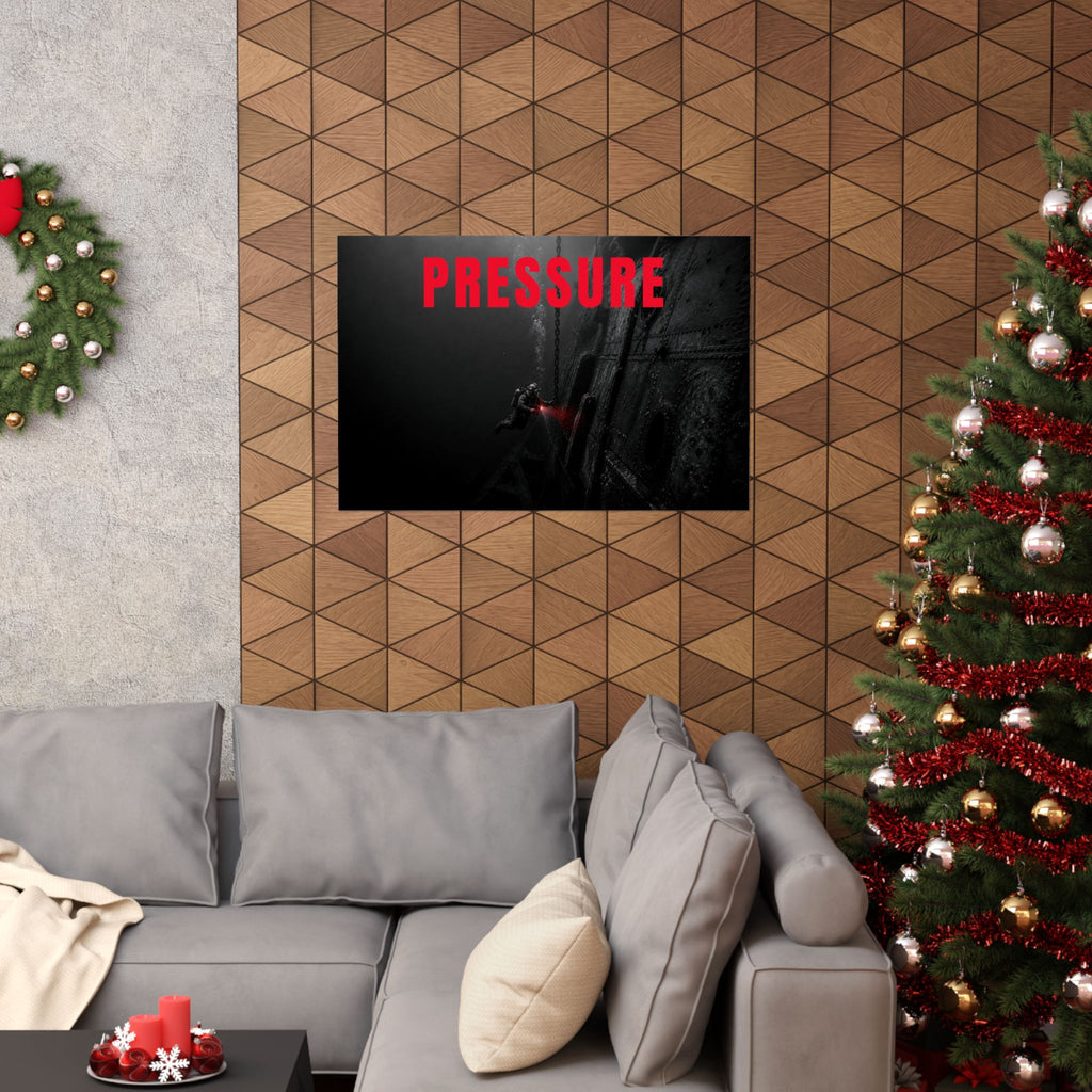 Control the Pressure - Gym Wall Art | Matte Poster (Landscape)