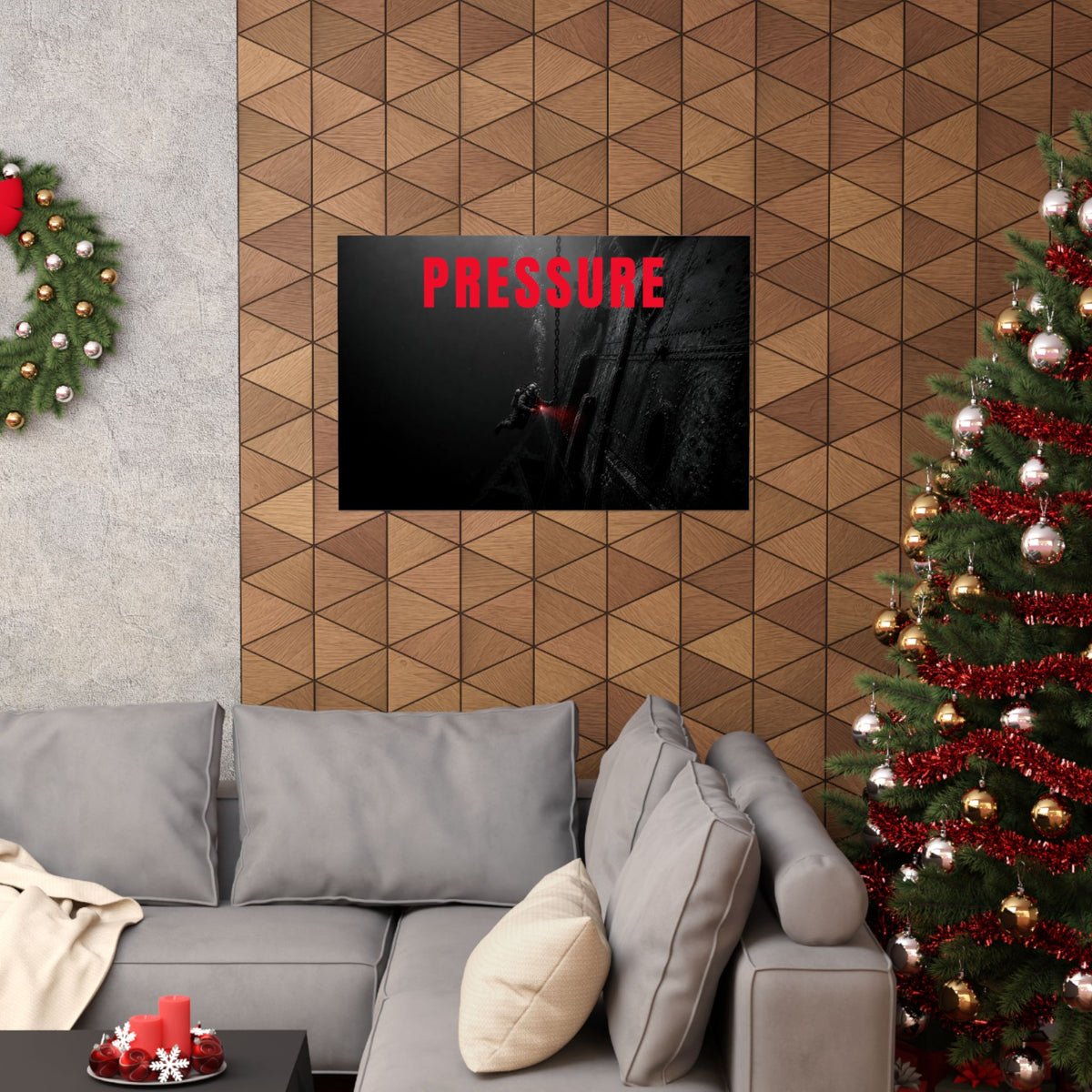 Control the Pressure - Gym Wall Art | Matte Poster (Landscape)