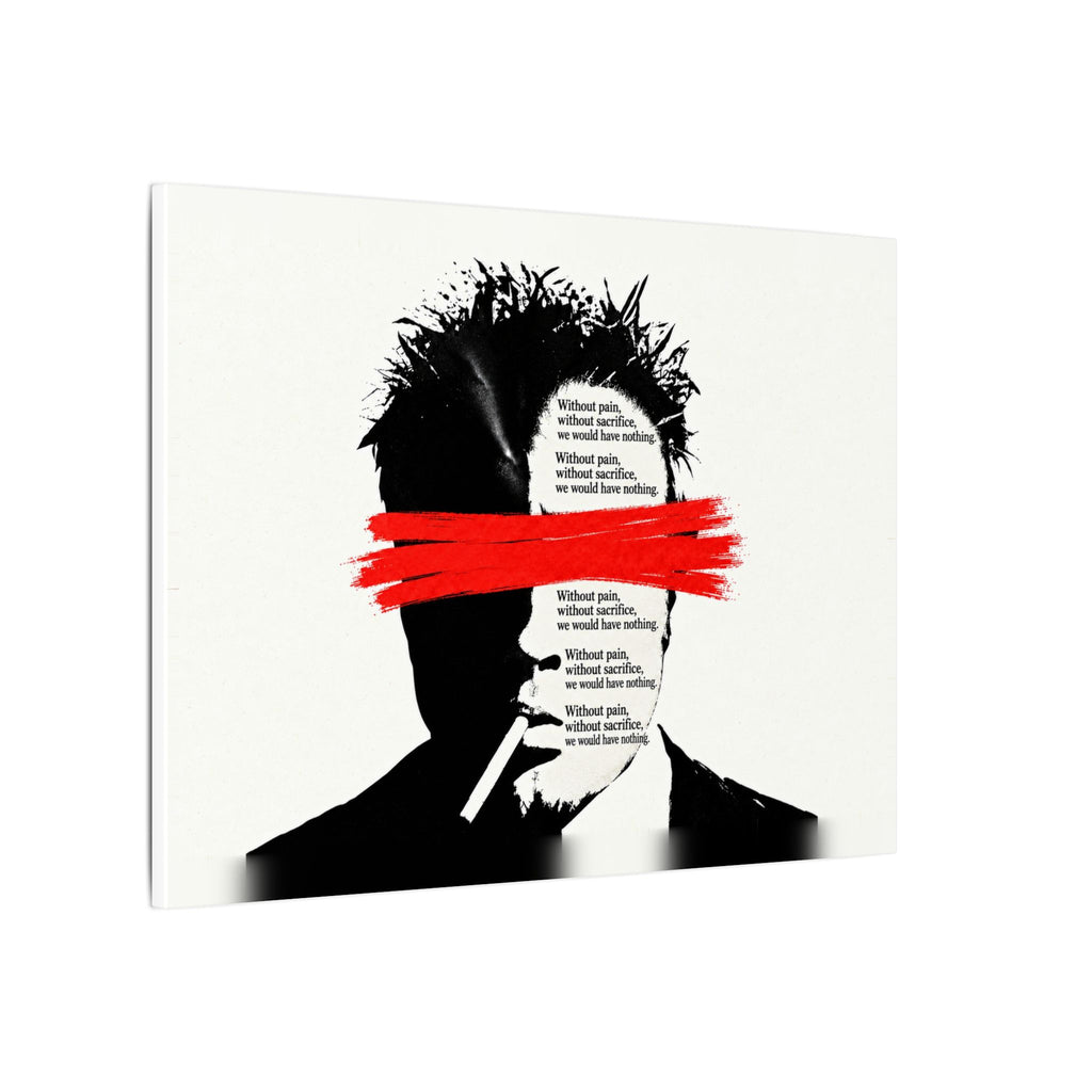 Pain and Sacrifice - Quote Wall Art | Canvas (Landscape)