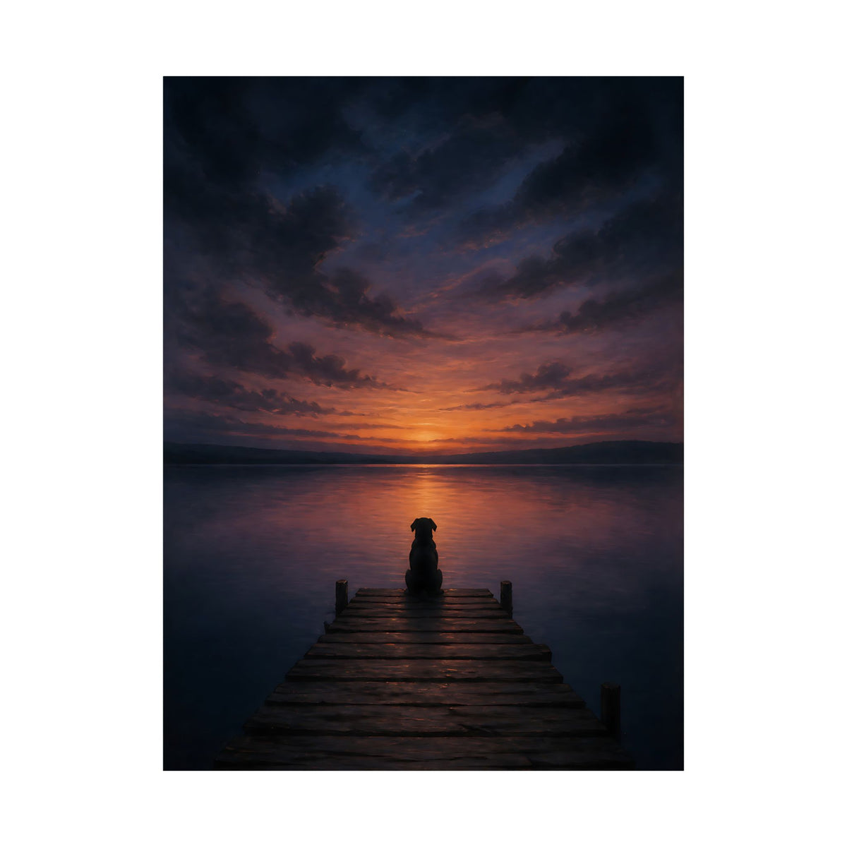 The Wait - Bedroom Wall Art | Matte Poster