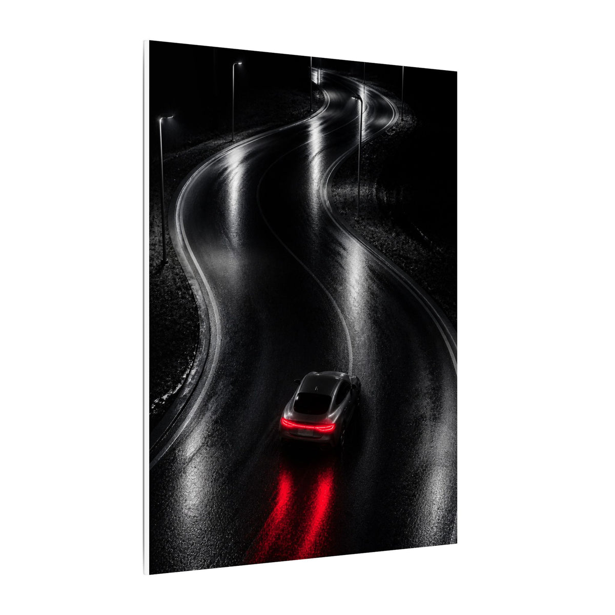 The Racing Line - Night Driving Wall Art | Canvas