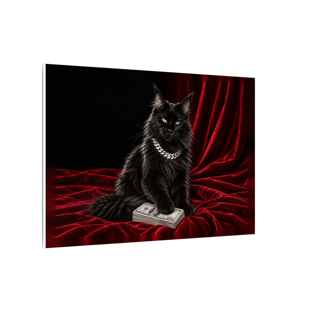 Cat Cash - Meme Wall Art | Canvas (Landscape)