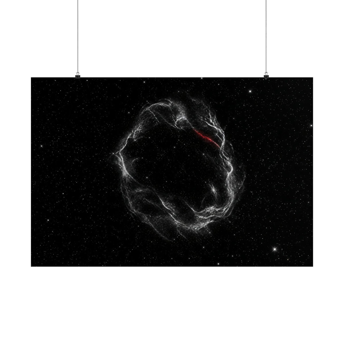 Charged Veil - Space Wall Art | Matte Poster (Landscape)