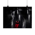The Racing Line - Night Driving Wall Art | Matte Poster (Landscape)