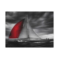 Red Sail - Large Wall Art for Bedroom | Canvas (Landscape)