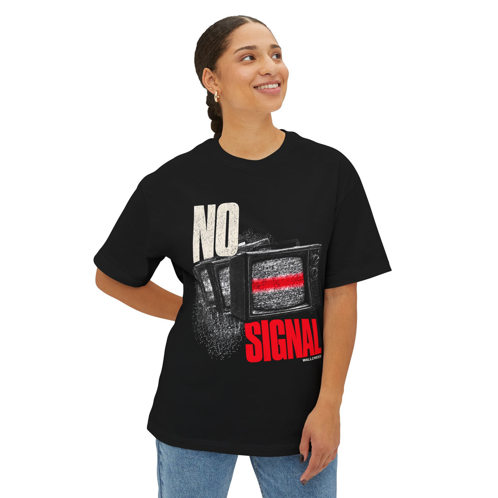 No Signal | Heavyweight Tee (Front + Back)