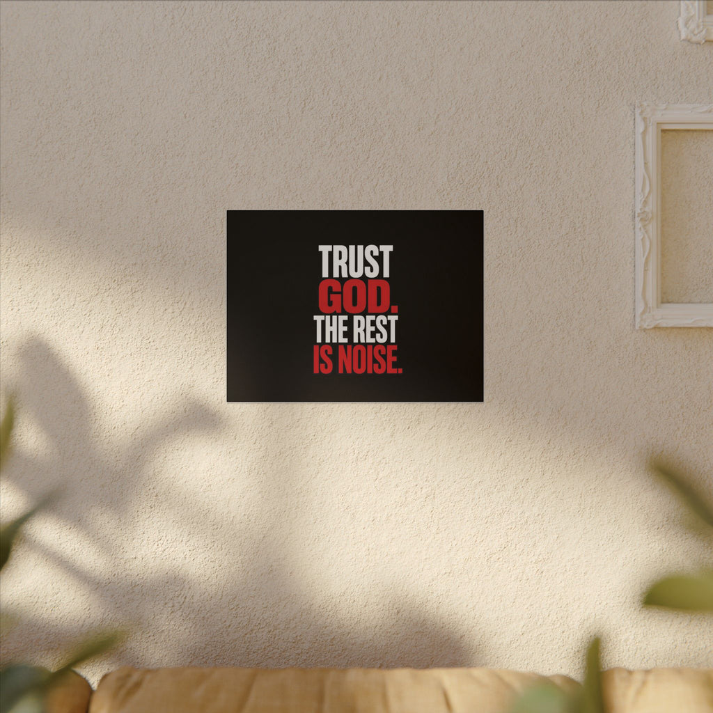 Trust God - Christian Wall Art | Canvas (Landscape)