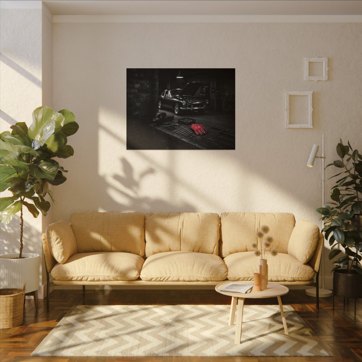 Built, Not Bought - Garage Wall Art | Canvas (Landscape)