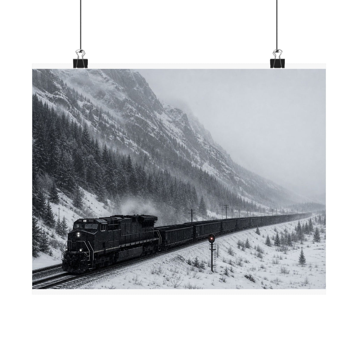 Keep Moving - Master Bedroom Wall Art | Matte Poster (Landscape)