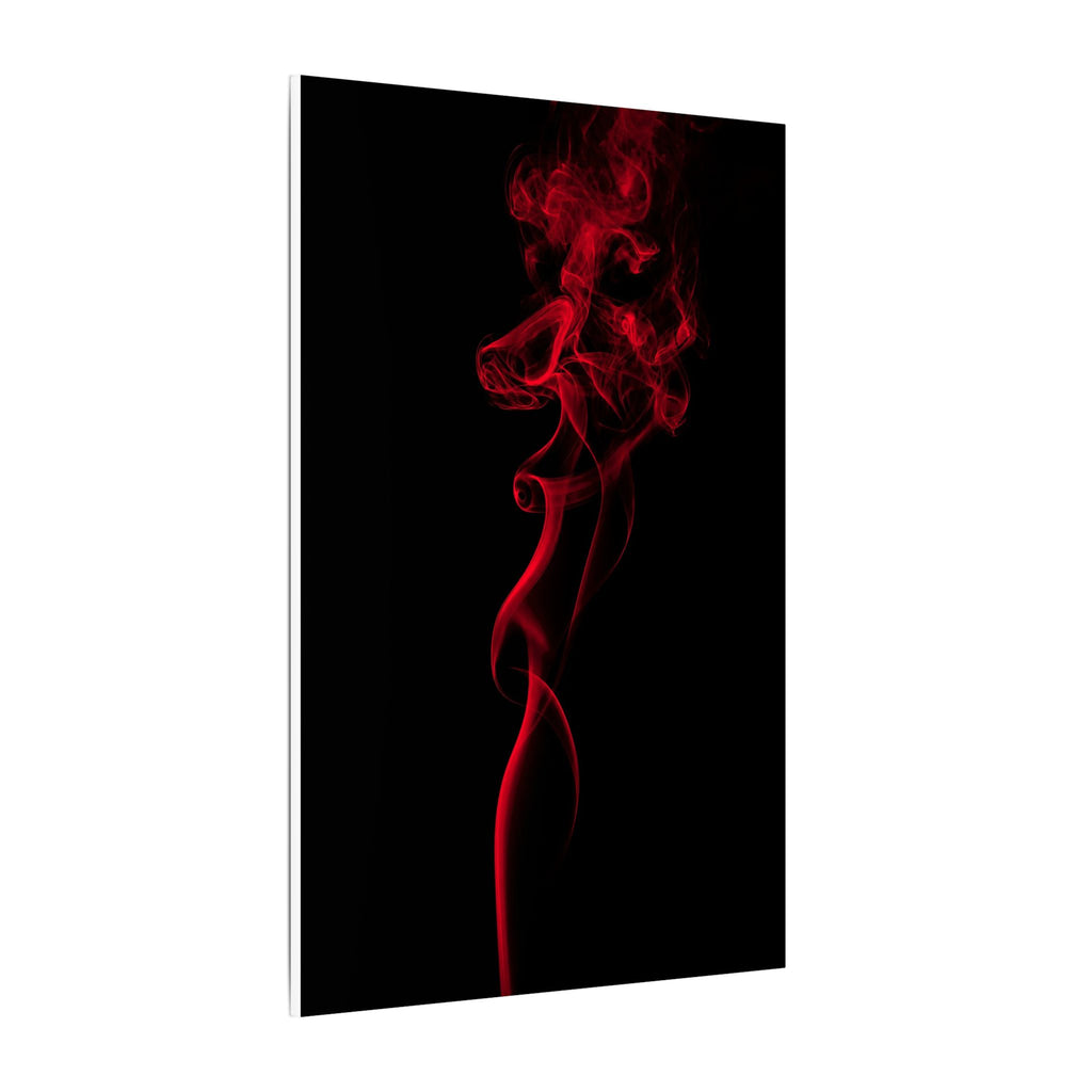 Red Smoke - Wall Art With Red Color | Canvas