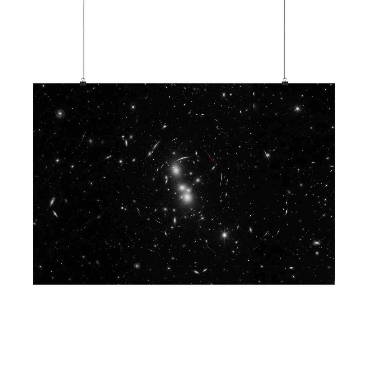 Three Worlds - Space Wall Art | Matte Poster (Landscape)